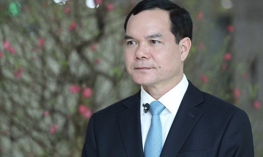 Đồng chí Nguyễn Đình Khang - Uỷ viên Trung ương Đảng, Chủ tịch Tổng LĐLĐVN. Ảnh: Sơn Tùng