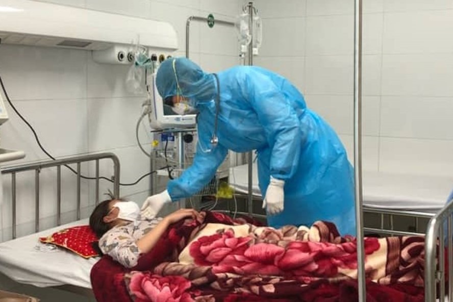 Một bệnh nhân ở Thanh Hóa được điều trị.