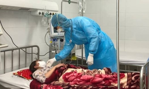 Một bệnh nhân ở Thanh Hóa được điều trị.
