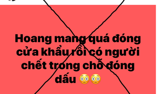 Nội dung thông tin sai trên facebook cá nhân của Nguyễn Đình Vân