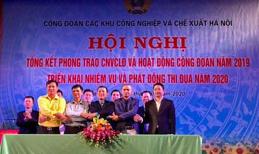 Ký kết thoả thuận đem lại phúc lợi cho đoàn viên Công đoàn các Khu công nghiệp và chế xuất Hà Nội.
