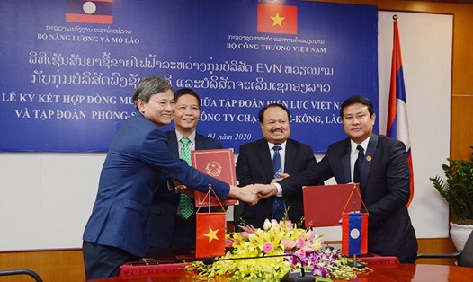 EVN và Tập đoàn Chaleun Sekong hoàn thành ký kết các hợp đồng mua bán điện.