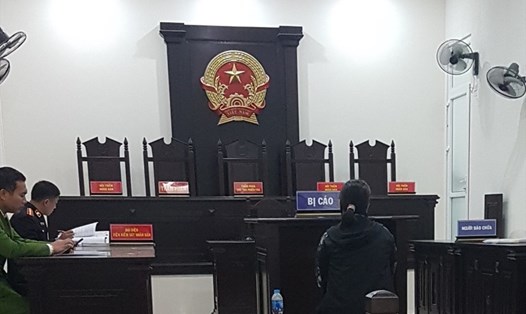 Bị cáo Triệu Ngọc Diệp tại phiên tòa sơ thẩm.