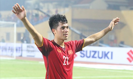 Đình Trọng là cầu thủ huấn luyện viên Park Hang-seo đánh giá rất cao tại vòng chung kết U23 châu Á sắp diễn ra. Ảnh: HOÀI THU