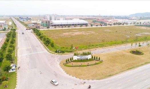 Khu công nghiệp-thương mại-dịch vụ VSIP Nghệ An, dự án trọng điểm của tỉnh Nghệ An. Ảnh: PV