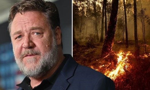 Nam diễn viên người Australia Russell Crowe lựa chọn không tham dự Lễ Trao giải Quả cầu vàng 2020 để ở lại quê nhà giúp đỡ cộng đồng trong vụ cháy rừng. Ảnh: Getty Images