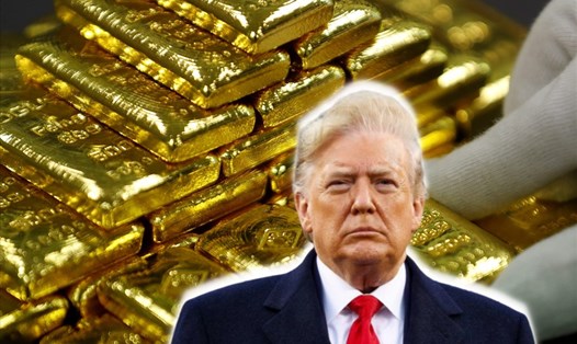 Giá vàng đã chạm đỉnh 1.600 USD/ounce sau khi Iran tấn công căn cứ quân sự của Mỹ. Ảnh TL