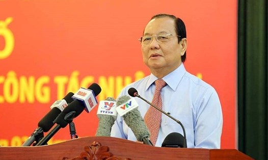 Ông Lê Thanh Hải, nguyên Ủy viên Bộ Chính trị, nguyên Bí thư Thành ủy TPHCM. Ảnh VOV