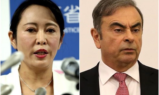 Bộ trưởng Tư pháp Nhật Bản Masako Mori (trái) gọi các cáo buộc của cựu Chủ tịch Nissan Carlos Ghosn là không thể chấp nhận. Ảnh: Straits Times