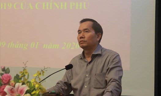 Tổng Cục trưởng Nguyễn Văn Huyện thông tin tại Hội nghị. Ảnh: Phạm Đông