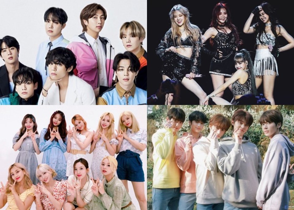 BlackPink, BTS, TWICE, TXT cùng đổ bộ làng nhạc Kpop tháng 10. Ảnh chụp màn hình. BlackPink, BTS, TWICE, TXT cùng đổ bộ làng nhạc Kpop tháng 10. Ảnh chụp màn hình.