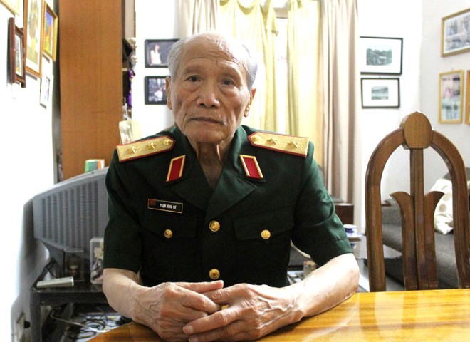 Trung tướng Phạm Hồng Cư - nguyên Phó chủ nhiệm Tổng cục Chính trị, Phó Tư lệnh về chính trị Quân khu 2. Ảnh: Hà Nội