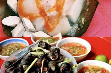 Những món ăn mùa Thu của Hà Nội có mặt tại TPHCM. Ảnh: Hạ Mây