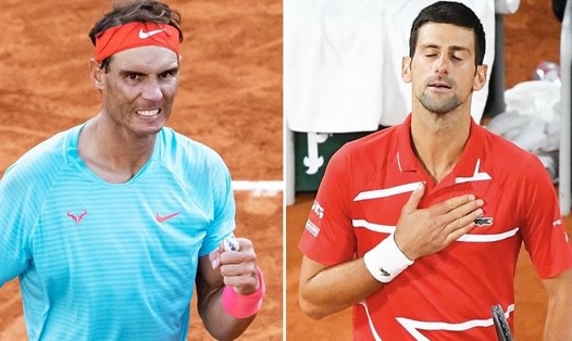 Nadal vs Djokovic tạo nên trận chung kết Roland Garros trong mơ. Ảnh: Yahoo Australia.
