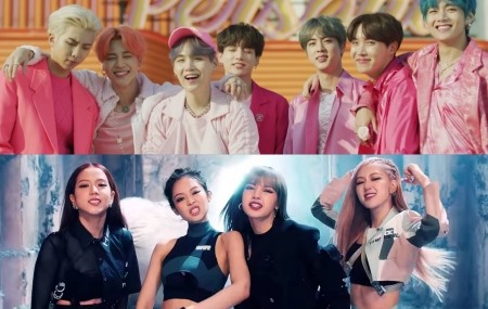 Blackpink và BTS tung MV mới vào đầu tháng 10. Ảnh: Cắt clip