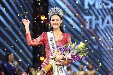 Tân Hoa hậu Hoàn vũ Thái Lan. Ảnh: PPTV