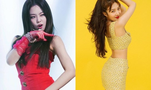 Jennie (BlackPink), Joy (Red Velvet) sở hữu nhan sắc xinh đẹp, ngoại hình quyến rũ. Ảnh chụp màn hình.