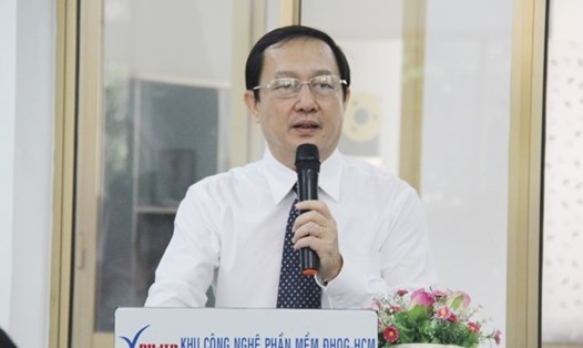 Ông Huỳnh Thành Đạt - Giám đốc Đại học Quốc gia TPHCM.   Ảnh: ĐỨC LỘC
