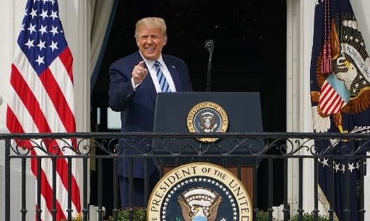 Ông Trump tuyên bố đã ''miễn nhiễm'' với COVID-19. Ảnh: AFP
