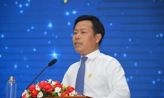 Chủ tịch UBND tỉnh Cà Mau Lê Quân cam kết tạo mọi điều kiện thuận lợi nhất để các doanh nghiệp, doanh nhân hoạt động đúng pháp luật (ảnh Nhật Hồ)