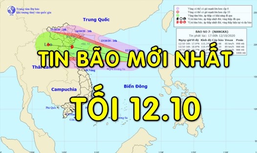 Tin bão mới nhất: Bão số 7 Nangka trên biển Đông giật cấp 12 trong 24h tới.