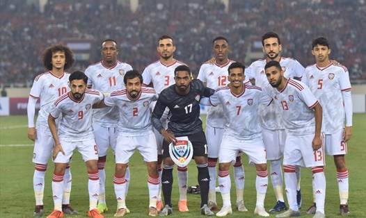 Tuyển UAE, đối thủ lớn nhất của tuyển Việt Nam vừa nhận thất bại 1-2 trước Uzbekistan trên sân nhà. Ảnh: T.L