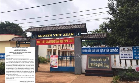 Một góc trường tiểu học Nguyễn Viết Xuân (xã Thuận Hạnh, huyện Đắk Song, tỉnh Đắk Nông). Ảnh Bảo Trung