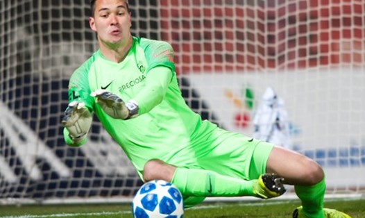 Filip Nguyễn có 3 trận đấu quốc tế thứ 3 được gọi lên tuyển CH Séc. Ảnh: Slovan Liberec.
