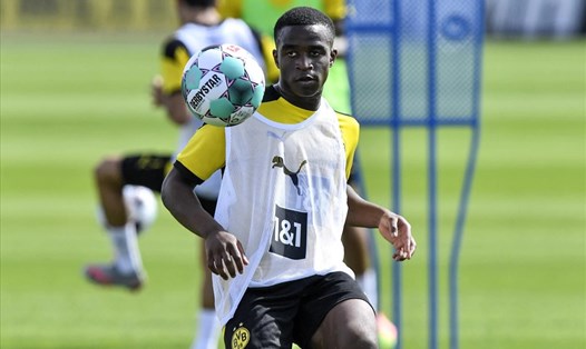 Mới 15 tuổi nhưng Youssoufa Moukoko đã gây ấn tượng mạnh về khả năng ghi bàn. Ảnh: Getty Images