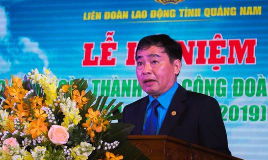 Ông Phan Xuân Quang - Chủ tịch LĐLĐ tỉnh Quảng Nam tiếp tục được bầu làm Tỉnh ủy viên. Ảnh: Thanh Chung