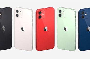 Các màu của iPhone 12 được Apple công bố. Ảnh: Apple.