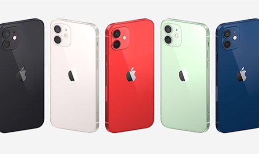 Các màu của iPhone 12 được Apple công bố. Ảnh: Apple.