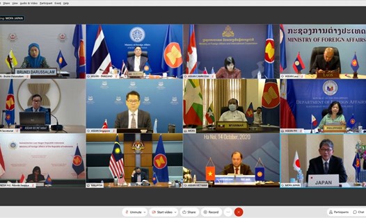 Diễn đàn ASEAN-Nhật Bản lần thứ 35 diễn ra ngày 14.10. Ảnh: Bộ Ngoại giao.