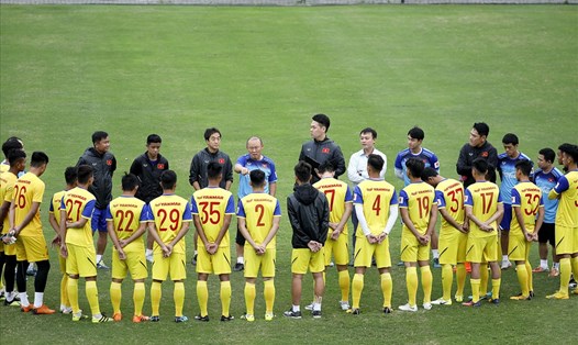 Đội tuyển Việt Nam sẽ tập trung sau khi V.League 2020 kết thúc. Ảnh: H.A