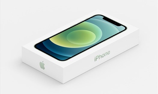 Không còn kèm tai nghe EarPods và củ sạc nhanh, hộp đựng iPhone 12 dẹp đi trông thấy so với trước đây. Ảnh: Apple.