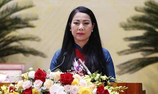 Bà Hoàng Thị Thuý Lan - Bí thư Tỉnh ủy Vĩnh Phúc lần thứ XVII nhiệm kỳ 2020-2025. Ảnh Thanh Hà