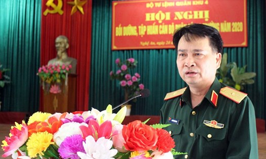 Thiếu tướng Nguyễn Văn Man - Phó Tư lệnh Quân khu 4 lúc sinh thời. Ảnh: QK4