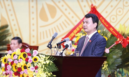 Ông Đặng Xuân Phong, tân Bí thư tỉnh ủy Lào Cai khóa XVI, nhiệm kỳ 2020-2025. Ảnh: BLC