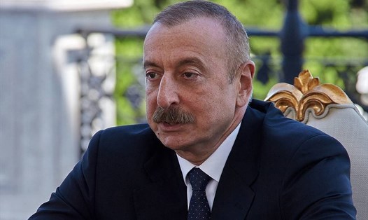 Tổng thống Azerbaijan Ilham Aliyev. Ảnh: TASS