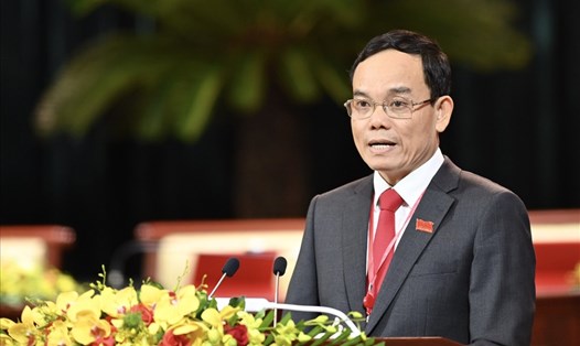 Ông Trần Lưu Quang tiếp tục được bầu làm Phó Bí thư Thành ủy TPHCM nhiệm kỳ 2020 - 2025. Ảnh BTC Đại hội cung cấp