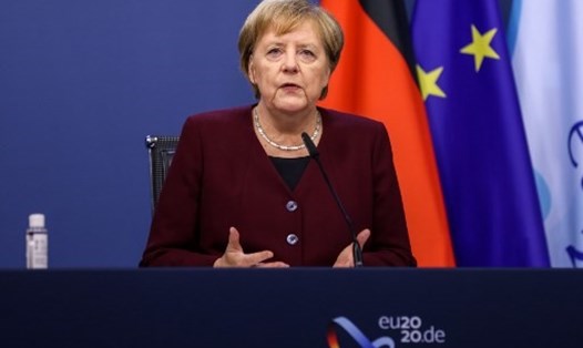 Thủ tướng Đức Angela Merkel kêu gọi người dân hạn chế tiếp xúc và giảm thiểu đi lại để góp phần ngăn chặn COVID-19. Ảnh: AFP