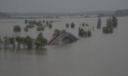 Thương vong do thảm họa thiên tai ở Trung Quốc trong 9 tháng qua giảm dù xảy ra nhiều trận mưa lũ lịch sử. Ảnh: Tân Hoa Xã