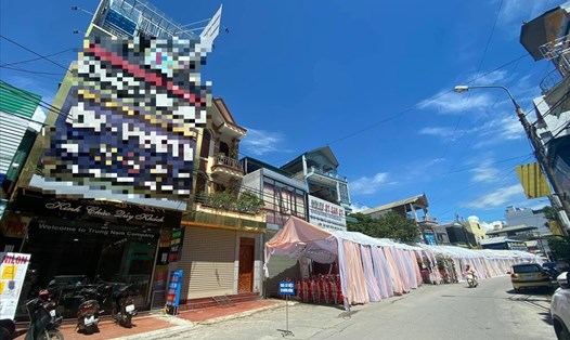 Nhà hàng bị "bỏ bom" 150 mâm cỗ cưới trên địa bàn phường Mường Thanh, TP. Điện Biên Phủ. Ảnh: Kim Anh.