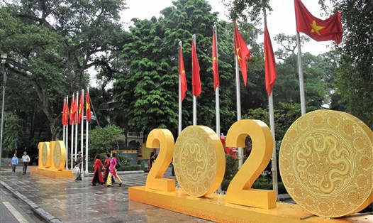 Vườn hoa Lý Thái Tổ là nơi sẽ diễn ra trọng thể Lễ kỷ niệm 1010 năm Thăng Long - Hà Nội, Ảnh: L.Q.V