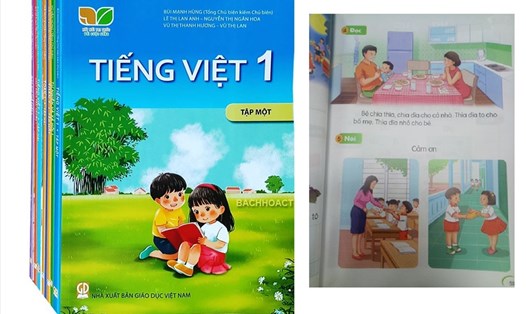 Sách Tiếng Việt lớp 1 bộ “Kết nối tri thức với cuộc sống” của NXB Giáo dục Việt Nam.