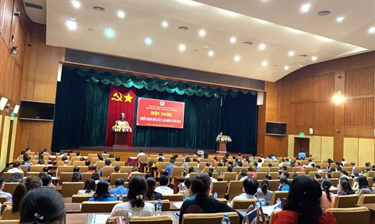 Toàn cảnh hội nghị triển khai Bộ Luật lao động năm 2019. Ảnh LĐLĐ Bà Rịa-Vũng Tàu