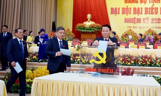 Đại hội Đại biểu Đảng bộ tỉnh Yên Bái nhiệm kỳ 2020-2025. Ảnh T.Vương