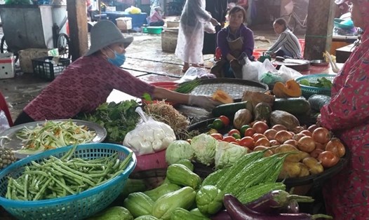Giá rau xanh tại Đà Nẵng tăng mạnh. Ảnh: Thuỳ Trang