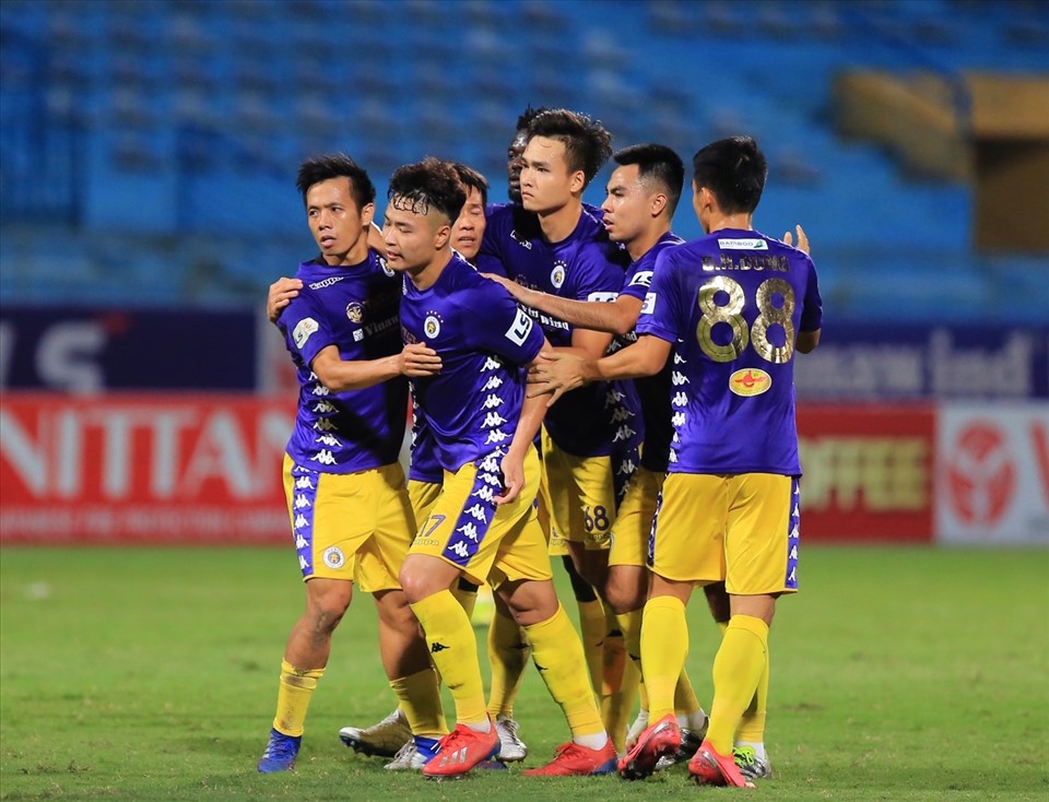 Hà Nội đã có 3 điểm để chiếm vị trí thứ 2 từ Sài Gòn. Ảnh: Hoài Thu