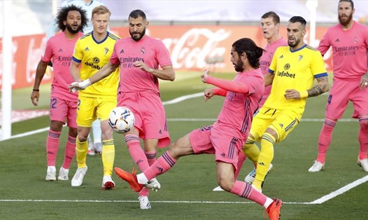 Hiệu suất ghi bàn thời gian qua của Real Madrid thực sự đáng báo động. Ảnh: Getty Images